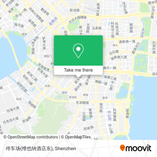 停车场(维也纳酒店东) map