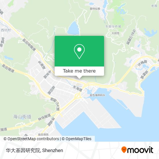 华大基因研究院 map