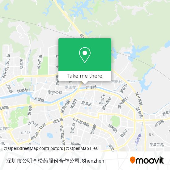 深圳市公明李松蓢股份合作公司 map