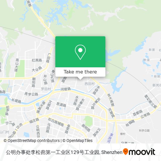 公明办事处李松蓢第一工业区129号工业园 map