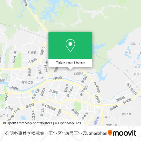 公明办事处李松蓢第一工业区129号工业园 map