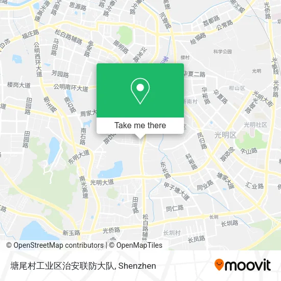 塘尾村工业区治安联防大队 map