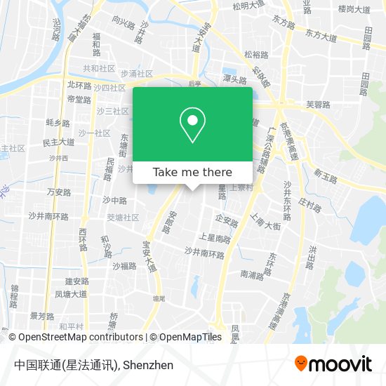 中国联通(星法通讯) map