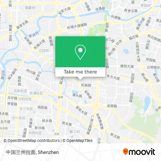 中国兰州拉面 map