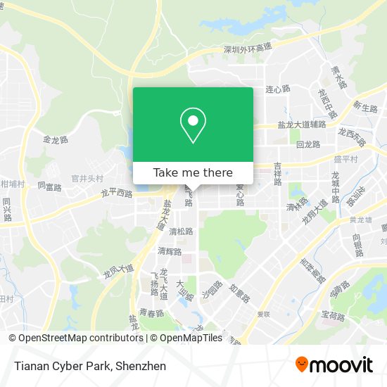 Tianan Cyber Park map