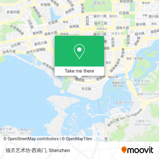 猫爪艺术坊-西南门 map