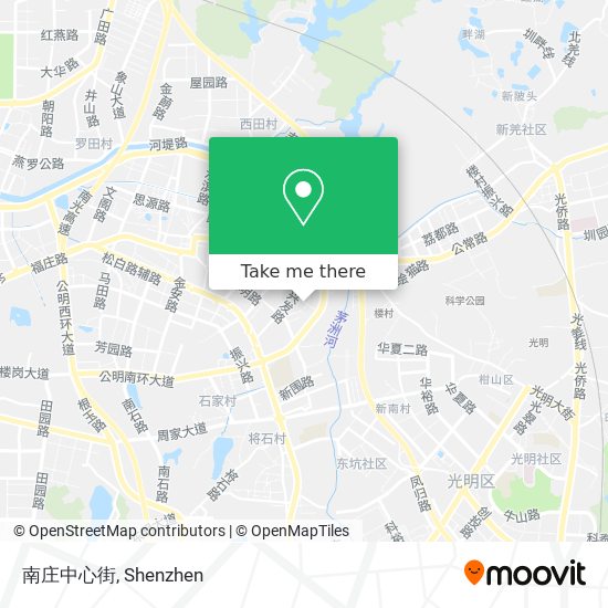 南庄中心街 map