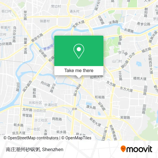 南庄潮州砂锅粥 map