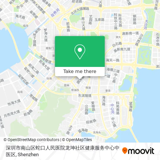 深圳市南山区蛇口人民医院龙坤社区健康服务中心中医区 map