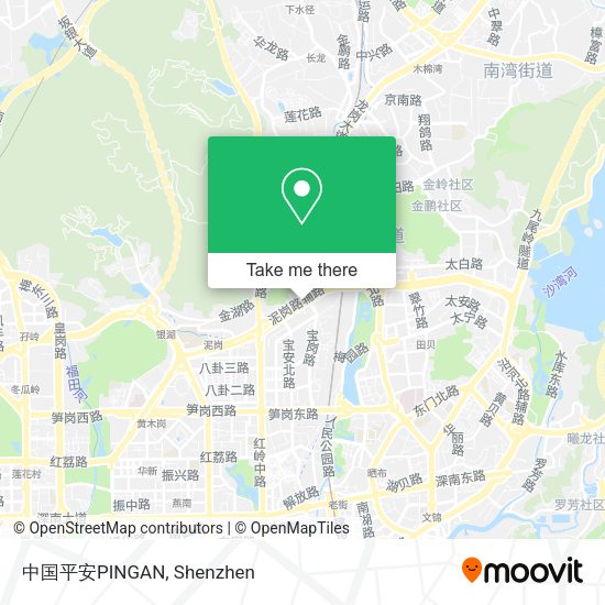 中国平安PINGAN map