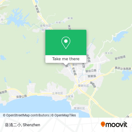 葵涌二小 map
