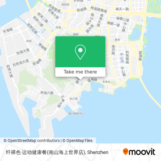 纤裸色·运动健康餐(南山海上世界店) map