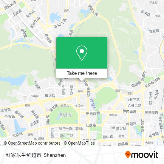 鲜家乐生鲜超市 map