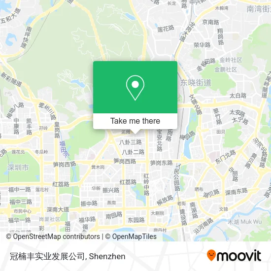 冠楠丰实业发展公司 map