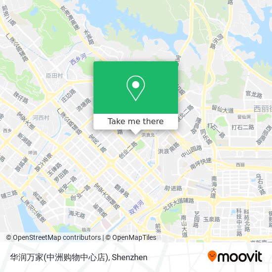 华润万家(中洲购物中心店) map