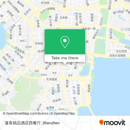 蓬客精品酒店西餐厅 map