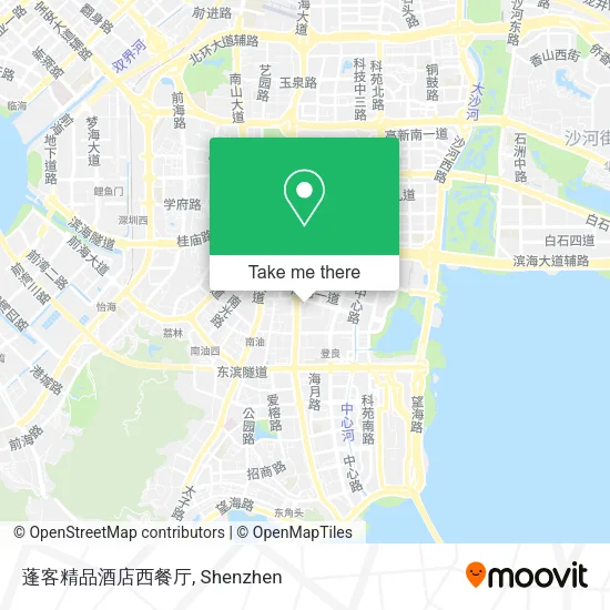 蓬客精品酒店西餐厅 map