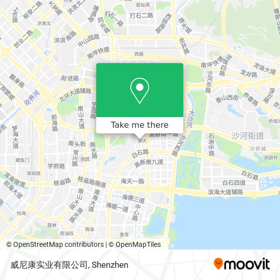 威尼康实业有限公司 map