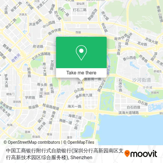 中国工商银行附行式自助银行(深圳分行高新园南区支行高新技术园区综合服务楼) map