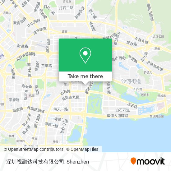 深圳视融达科技有限公司 map