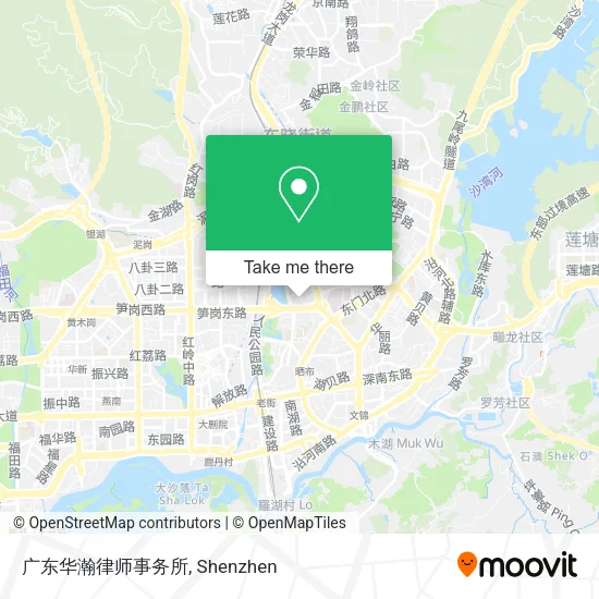 广东华瀚律师事务所 map