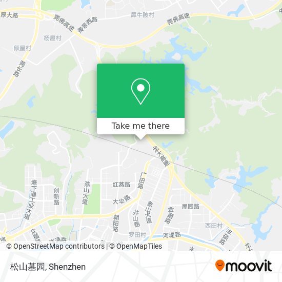 松山墓园 map