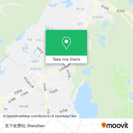 羌下收费站 map