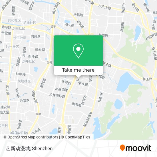 艺新动漫城 map