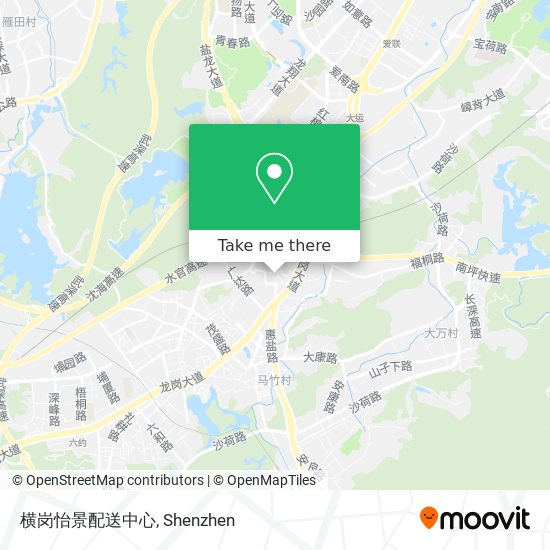 横岗怡景配送中心 map