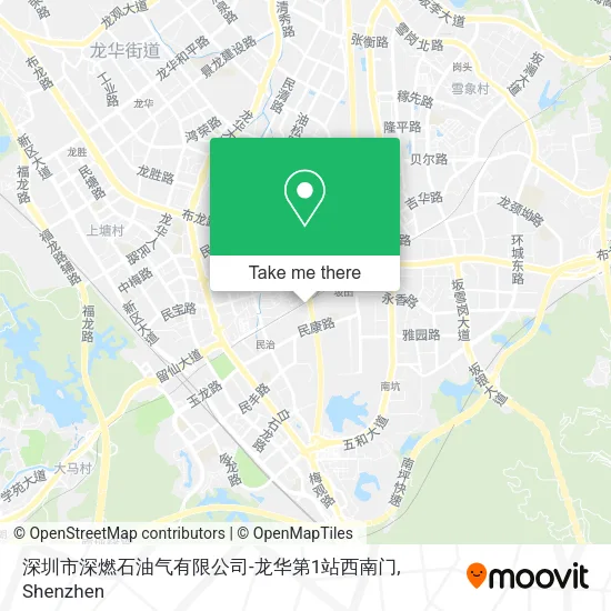 深圳市深燃石油气有限公司-龙华第1站西南门 map