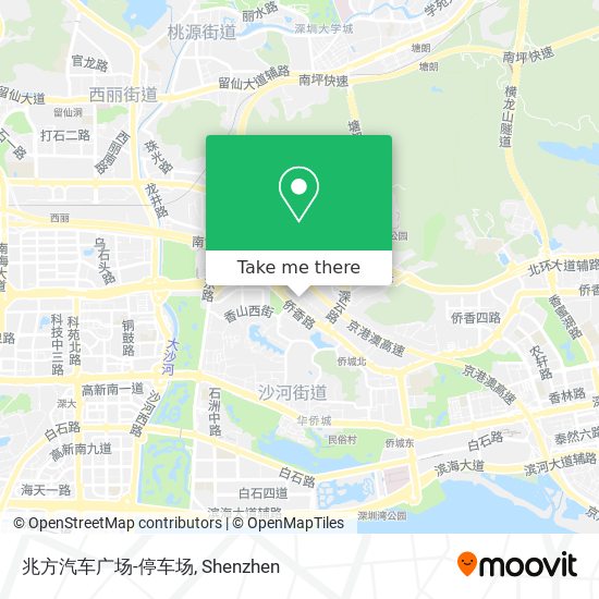 兆方汽车广场-停车场 map