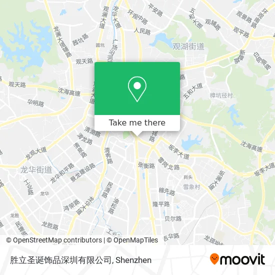 胜立圣诞饰品深圳有限公司 map