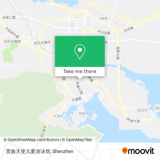贵族天使儿童游泳馆 map