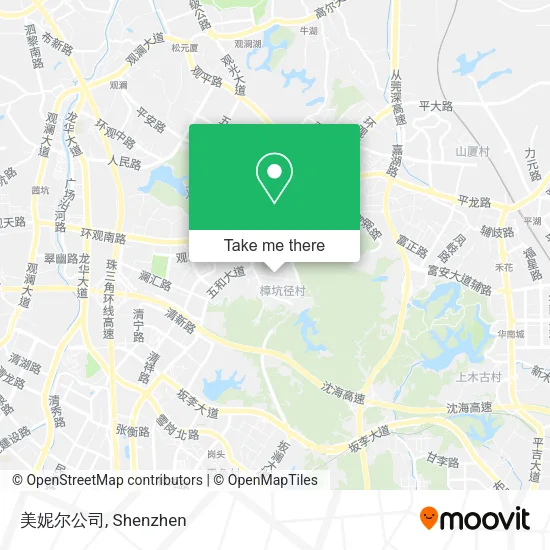 美妮尔公司 map