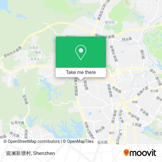 观澜新塘村 map