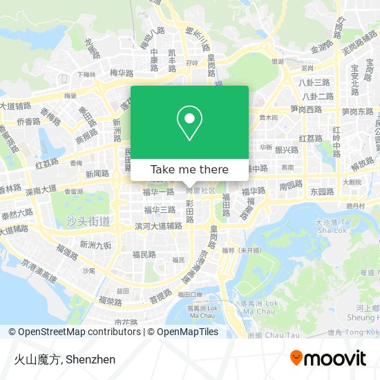 火山魔方 map
