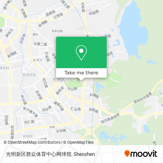 光明新区群众体育中心网球馆 map