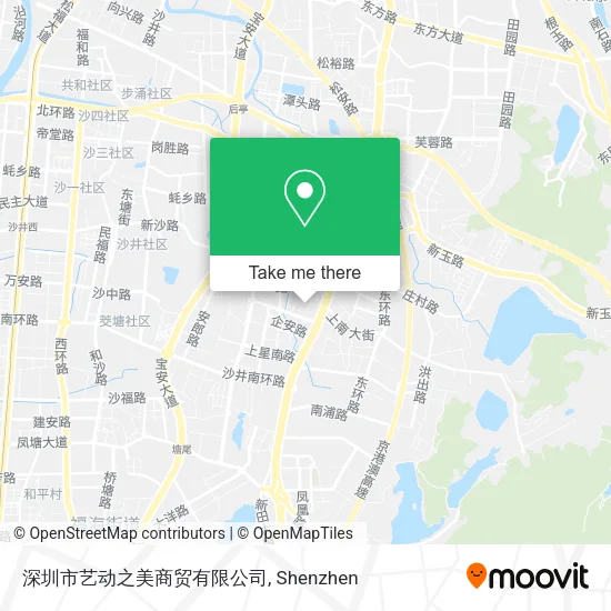 深圳市艺动之美商贸有限公司 map
