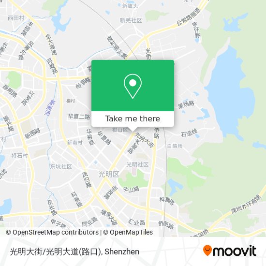 光明大街/光明大道(路口) map