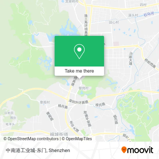 中南港工业城-东门 map