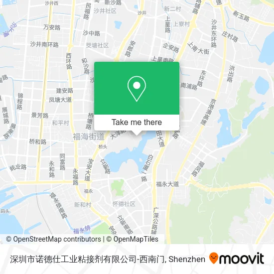 深圳市诺德仕工业粘接剂有限公司-西南门 map