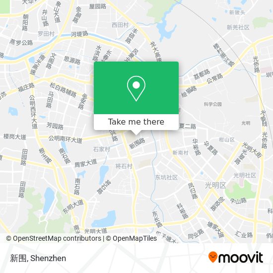 新围 map