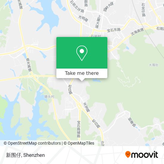 新围仔 map