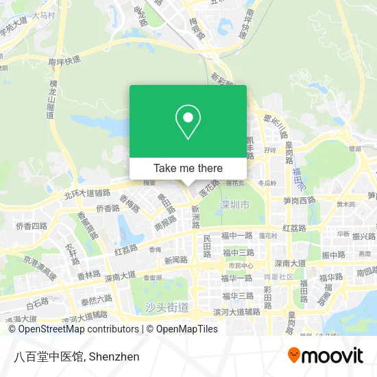 八百堂中医馆 map