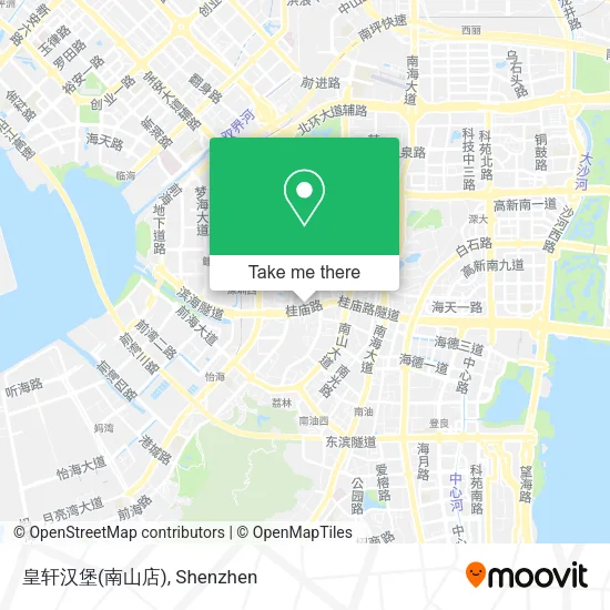 皇轩汉堡(南山店) map