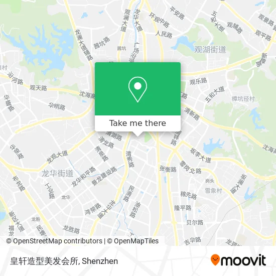 皇轩造型美发会所 map