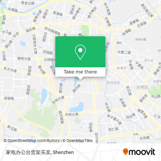 家电办公台货架买卖 map