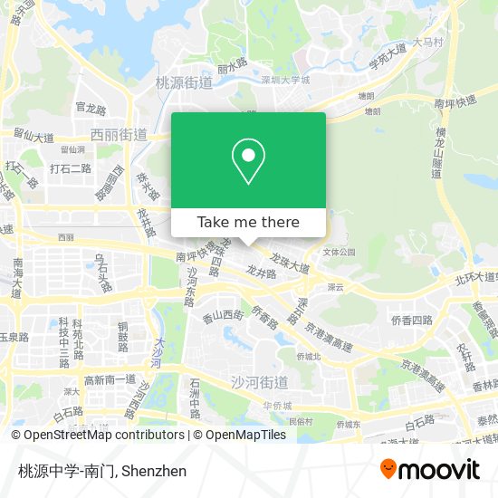 桃源中学-南门 map