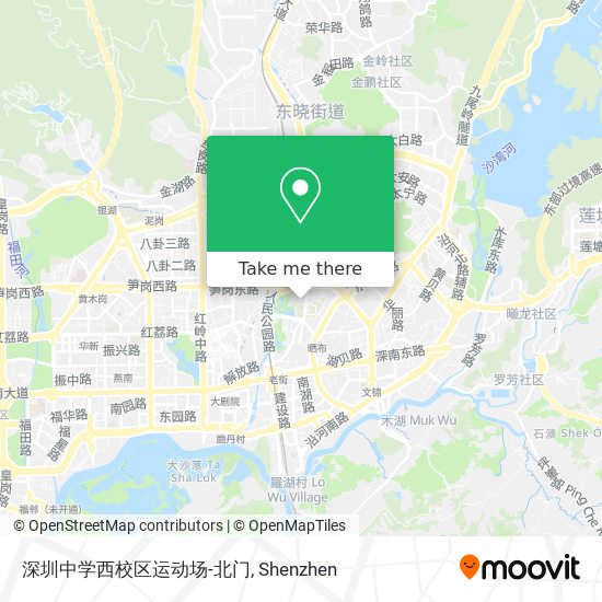 深圳中学西校区运动场-北门 map