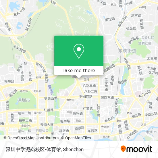 深圳中学泥岗校区-体育馆 map